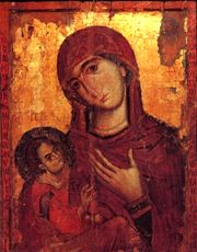 Theotokos Hodegetria Pyrphoros (Sinai, 13th Century) 